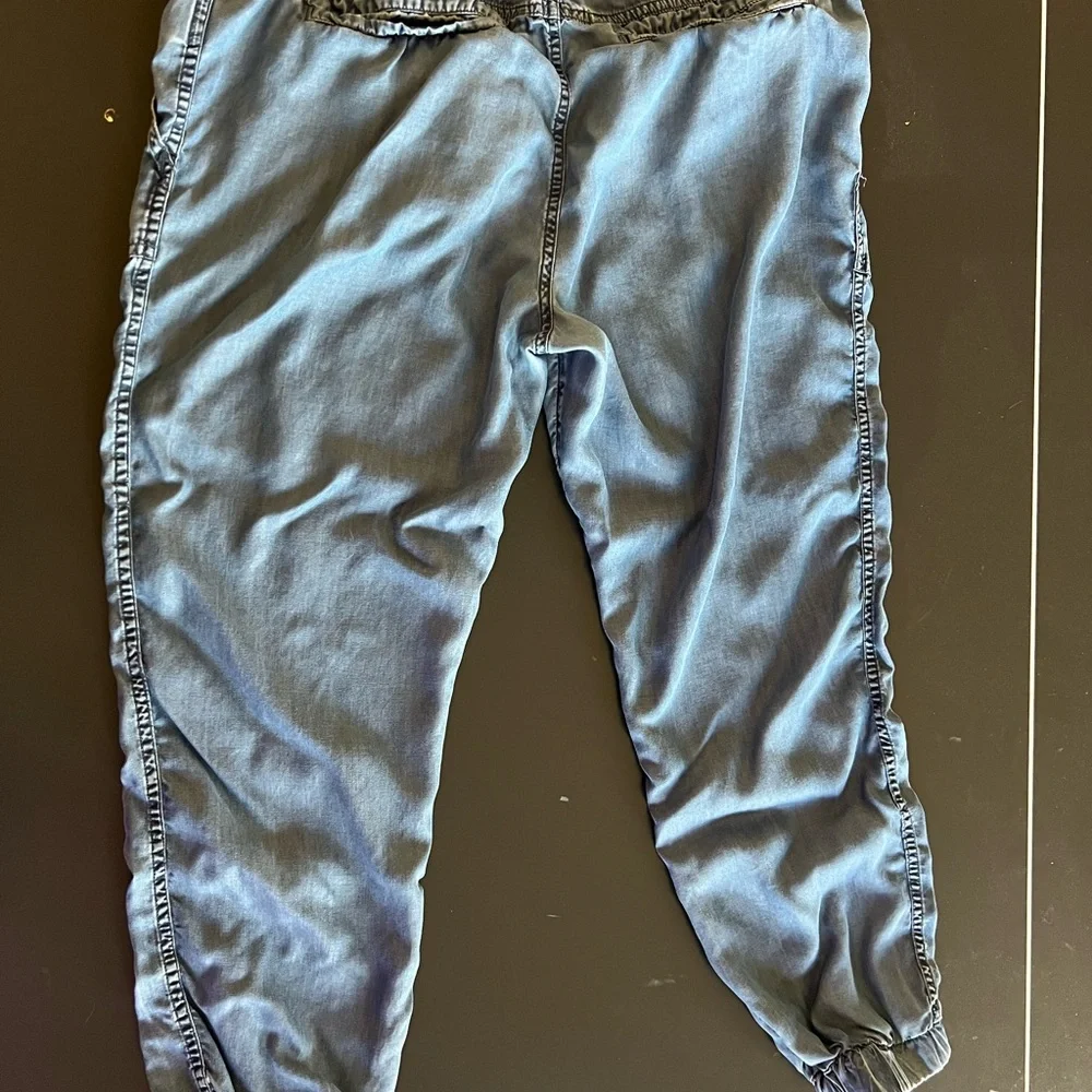 Prana Blue Tencel Ankle Jogger Jeans - Picture 3 of 5